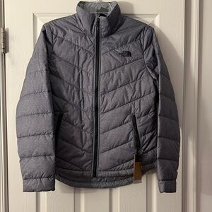 The North Face women’s Charcoal Puffer Jacket